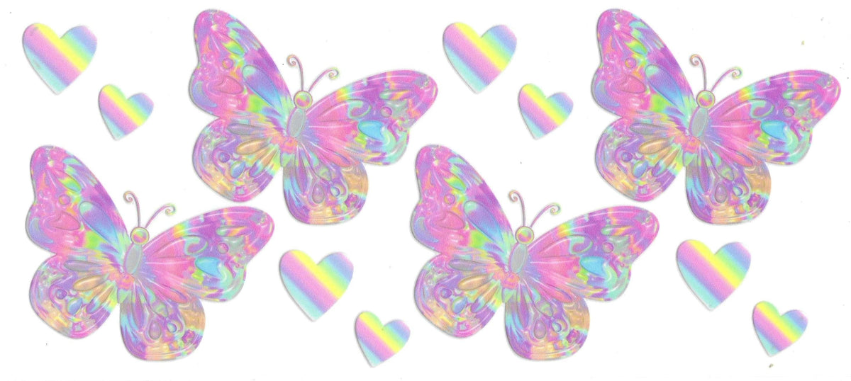 Butterflies, Flowers, Bows, & Cherries