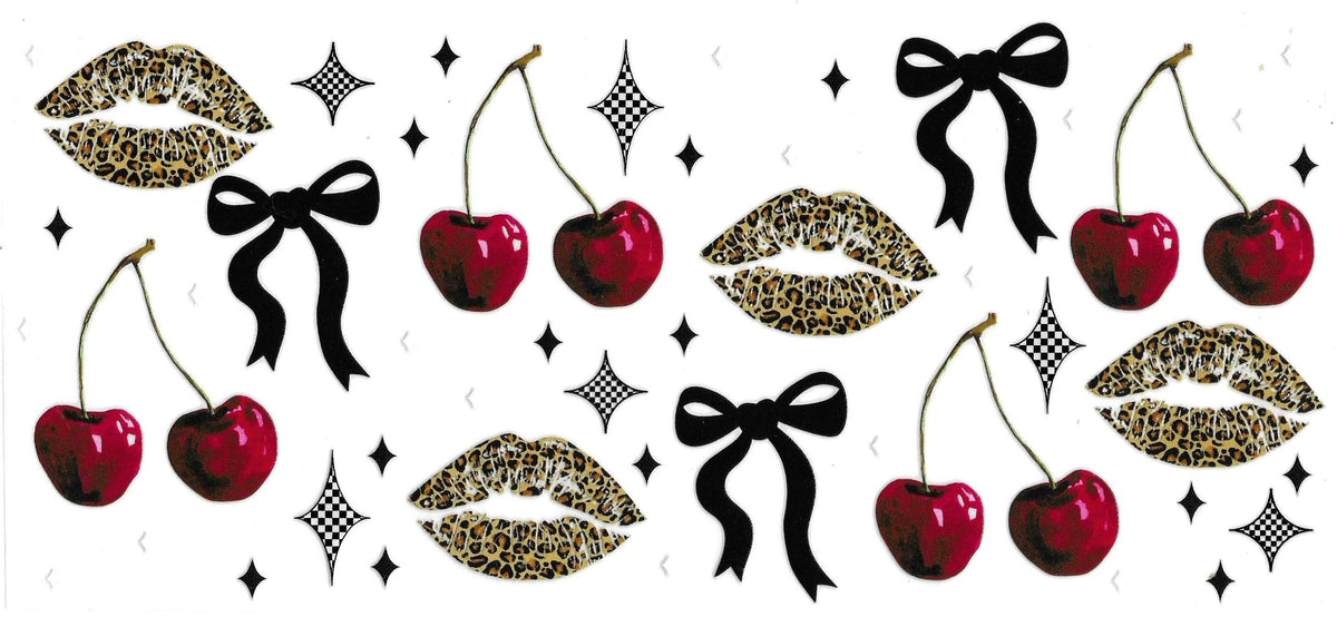 Butterflies, Flowers, Bows, & Cherries