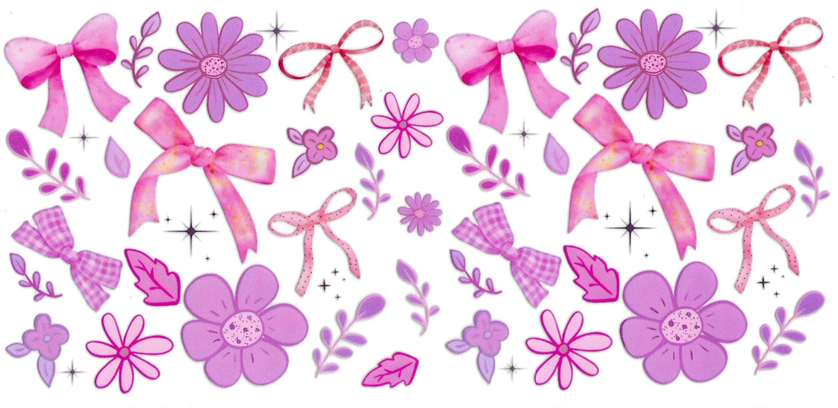 Butterflies, Flowers, Bows, & Cherries