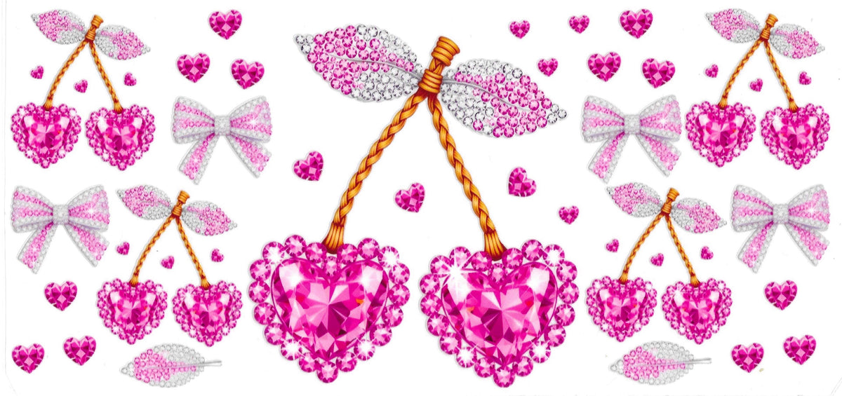 Butterflies, Flowers, Bows, & Cherries