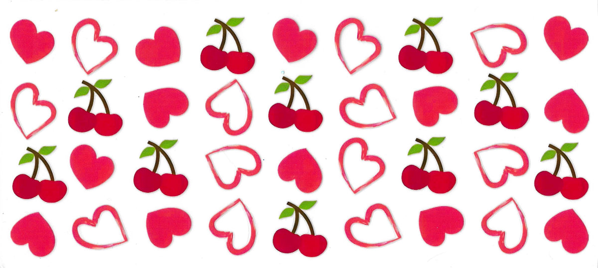 Butterflies, Flowers, Bows, & Cherries