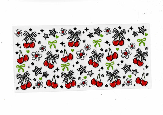 Retro Cherries/ Stars/ Flowers/ Bows