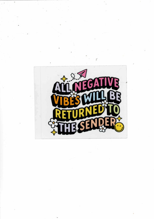 No Negative Vibes