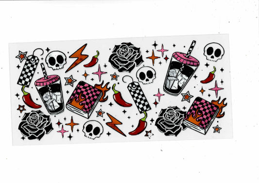 Retro Coffee Skulls